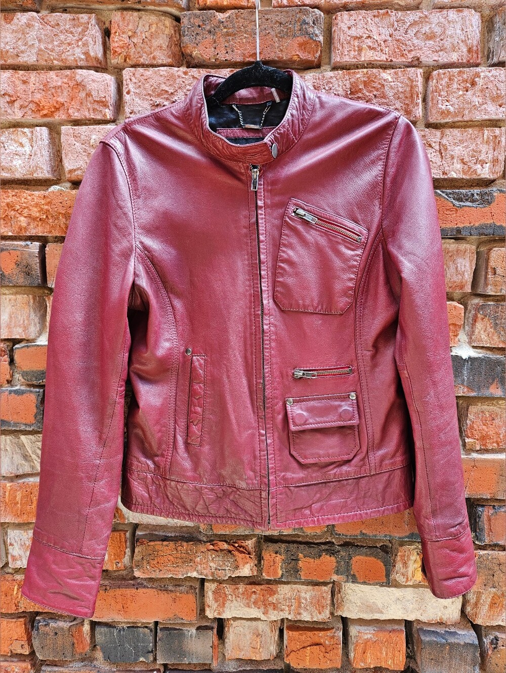 Black Rivet Leather Jacket
